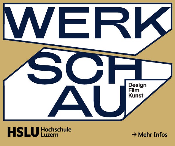 Banner: Hochschule Luzern Design Film Kunst, Werkschau, 03.–30.06.2024