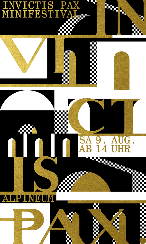 Banner: Invictis Pax, 12.07.–09.08.2025