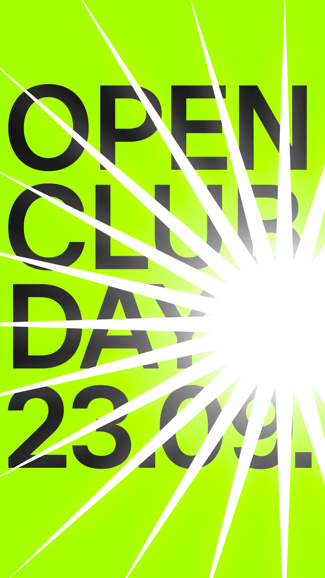 Banner: Open Club Day 2023